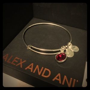 Alex and Ani Garnet birthstone bracelet